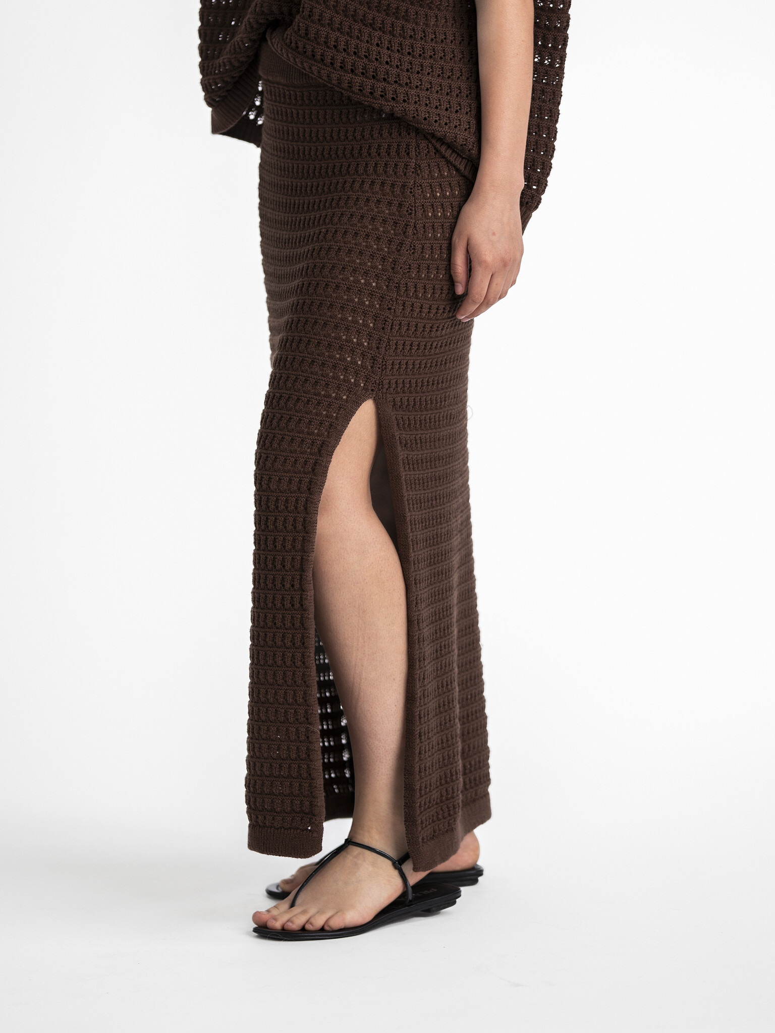 Les Soeurs Gehaakte rok Mint 4. Upgrade je look met deze prachtige gehaakte rok in een warme bruine kleur. Deze gehaakte ...