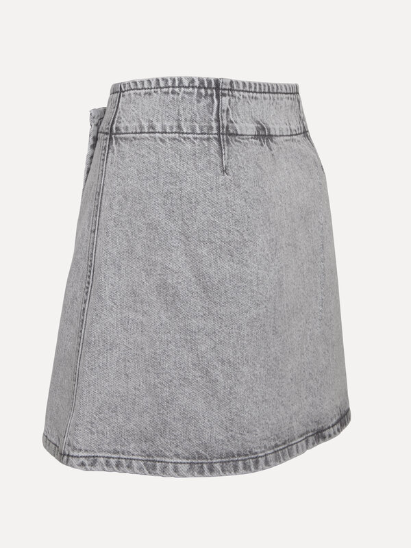 Les Soeurs Mini Wrap Skirt Olivia 4. A denim wrap skirt provides the perfect blend of flirty, easy and casual, great for ...