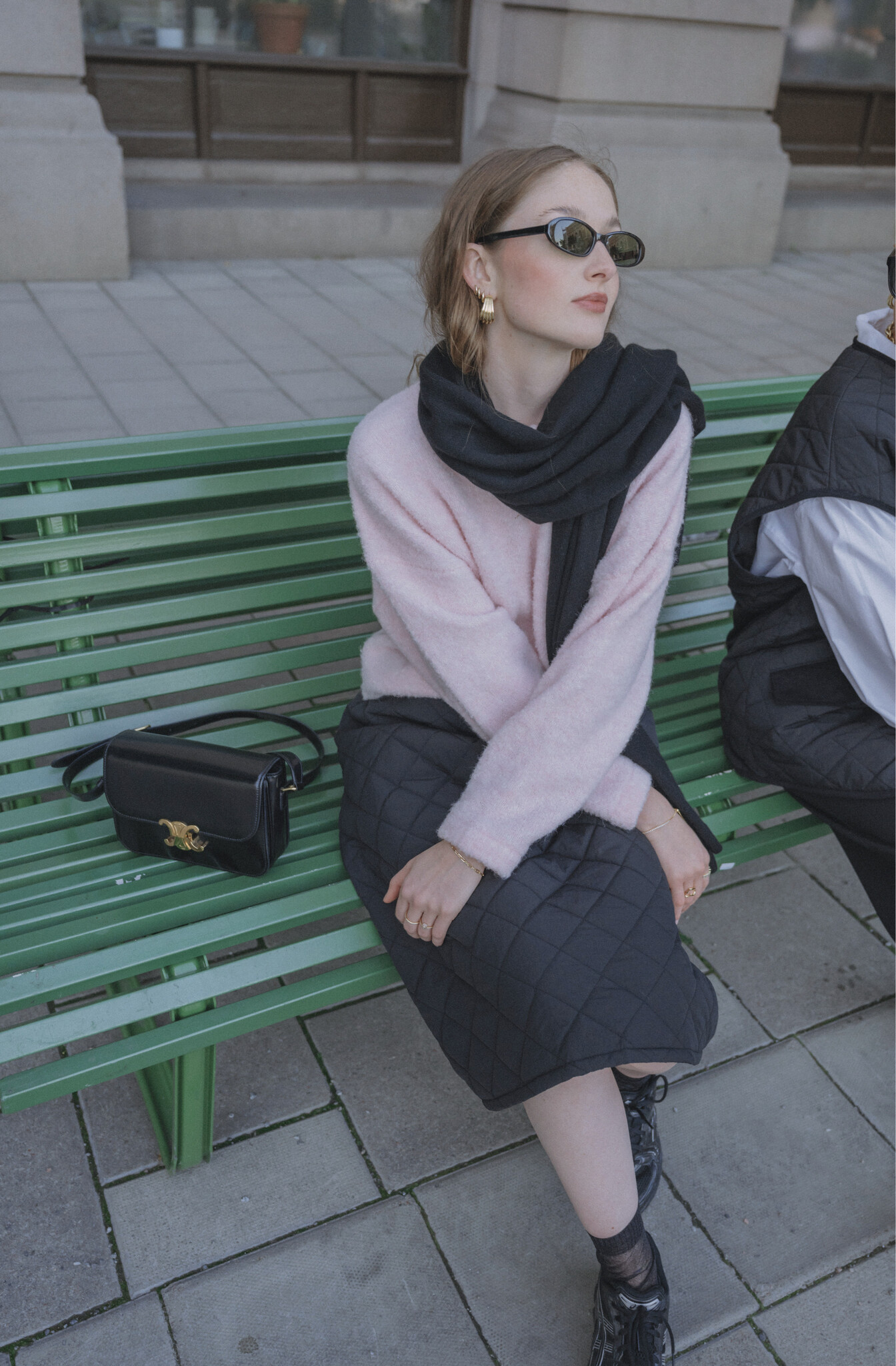 Les Soeurs Quilted  midirok Georgina 3. Grote plannen, maar niet uit op ongemakkelijke outfits? De gewatteerde stof van d...