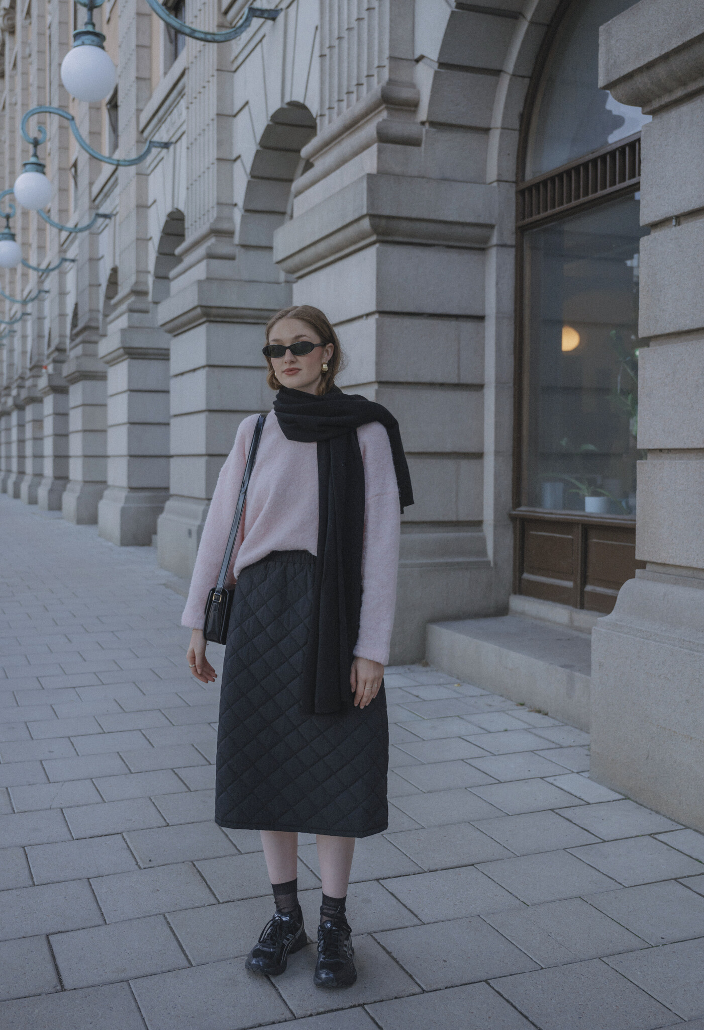 Les Soeurs Quilted  midirok Georgina 1. Grote plannen, maar niet uit op ongemakkelijke outfits? De gewatteerde stof van d...