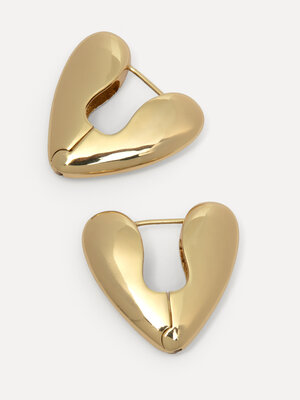 Boucles d'oreilles Set Fara Heart. L'amour est dans l'air avec ces boucles d'oreilles! Grâce au design ouvert et aux form...