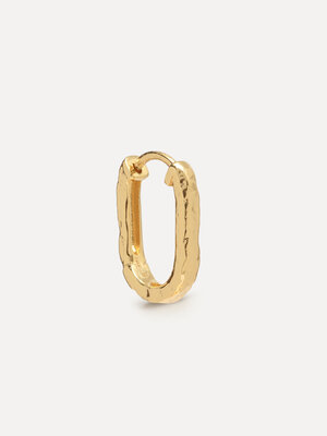 Oorbel Jay Hammered. Stijl zit in de details en deze oorbellen zijn daar het voorbeeld van. De geborstelde textuur voegt ...
