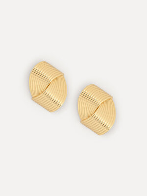 Earrings set Cara Vintage. Vintage-inspired yet totally contemporary: these gold earrings combine the bold '70s vibe with...