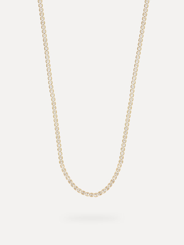 Les Soeurs Ketting Rana Tennis Chain 1. Deze tennisketting is je go-to als je op zoek bent naar sophisticated glamour. De...
