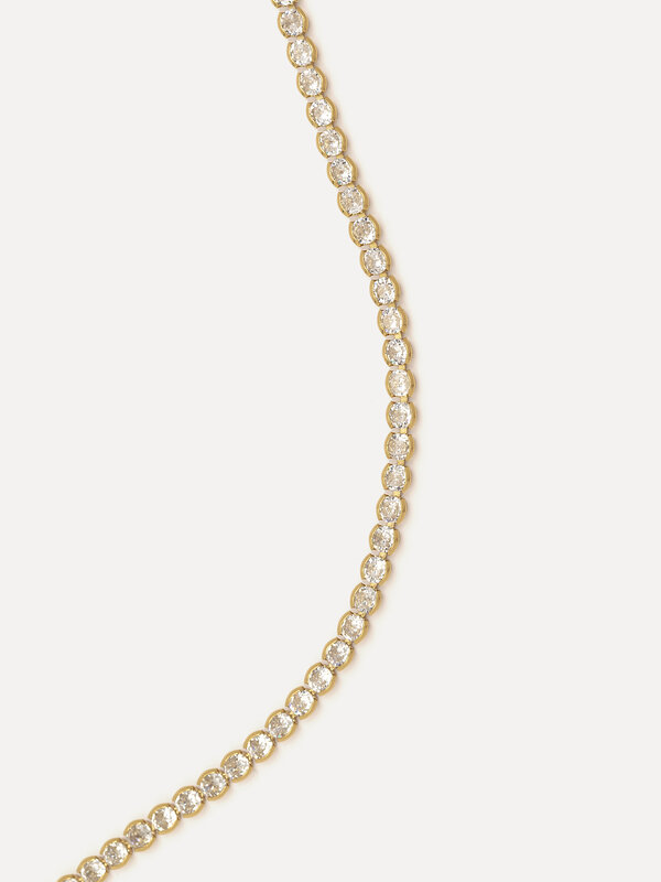 Les Soeurs Ketting Rana Tennis Chain 3. Deze tennisketting is je go-to als je op zoek bent naar sophisticated glamour. De...