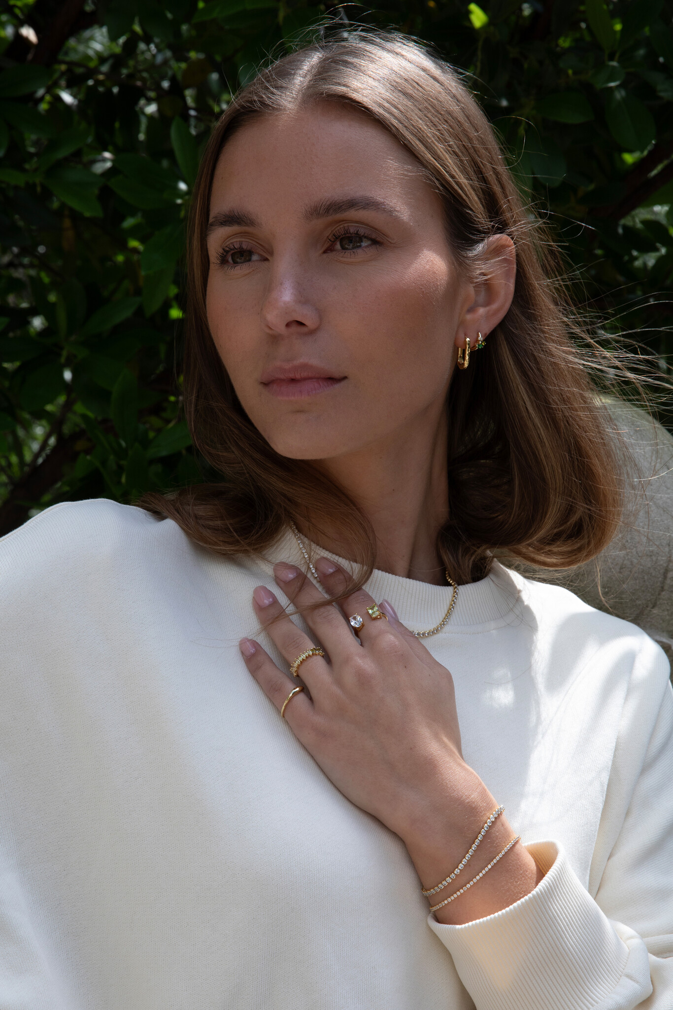 Les Soeurs Oorbel Jay Hammered 4. Stijl zit in de details en deze oorbellen zijn daar het voorbeeld van. De geborstelde t...