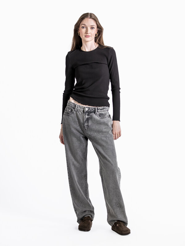 Selected Ribbed long sleeve top Anna 3. Hero pieces are often those that don’t always make the biggest statement but thos...