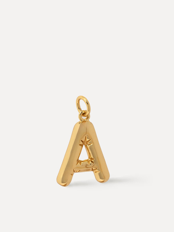 Les Soeurs Charm Balloon Letter 2. Expressing your love can be quite tricky at times. Luckily, this 14kt gold-plated lett...