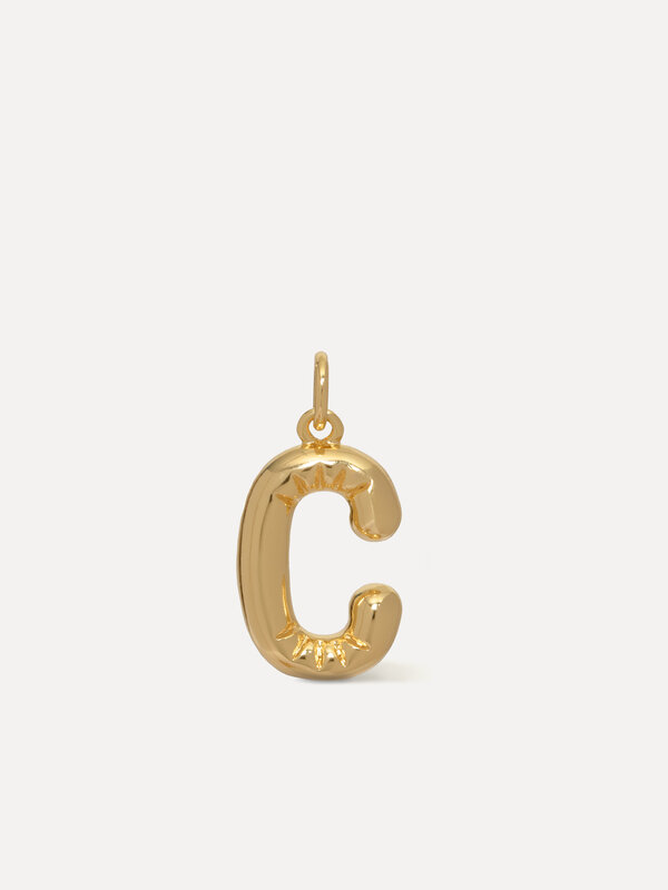 Les Soeurs Pendentif Balloon Letter 3. Exprimer son amour peut être difficile. Par chance, ce lettre plaqué or 14kt fait ...