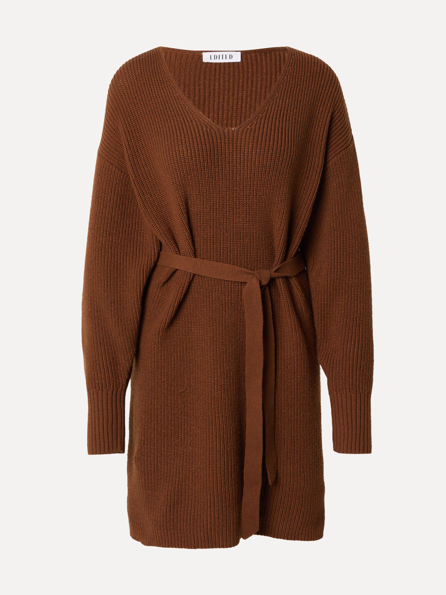 Edited Belted dress Fenja 2. Thanks to this dress, you'll step out into the cold carefree this fall season. Its warm eart...