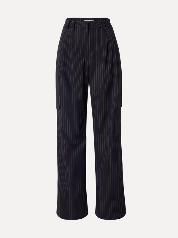 Edited Straight trousers Eleanor 1. Thanks to these pinstripe trousers, you'll never have to worry about your outfit ever...