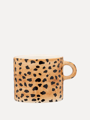 Mok Leopard. Geen saaie koffiemomenten meer! Deze keramieken Leopard Mok van Anna + Nina brengt leven in je ochtendroutin...