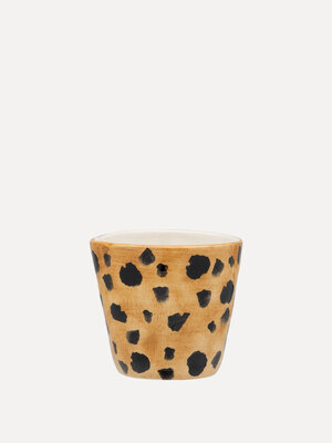 Espressokopje Leopard. Heb je 's ochtends een duw in de juiste richting nodig? Deze espressokop van Anna+Nina helpt je ee...