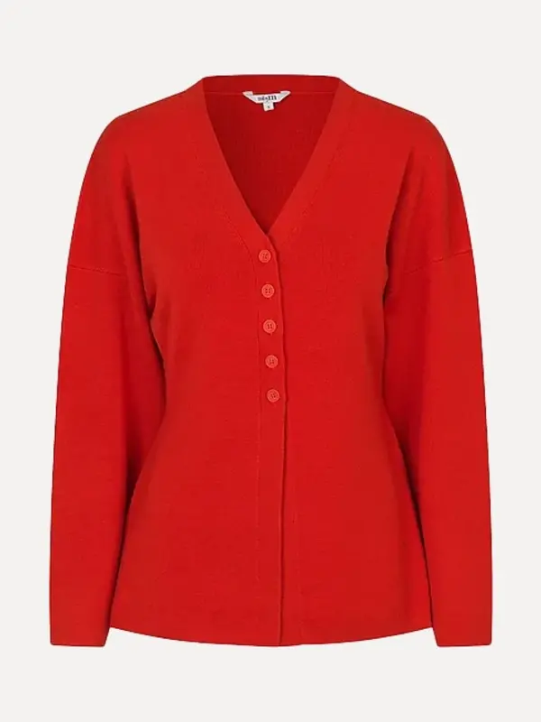 MBYM Gebreide Cardigan Soni Ard 2. Of je nu op zoek bent naar extra warmte of een statement piece voor je outfit, deze ro...