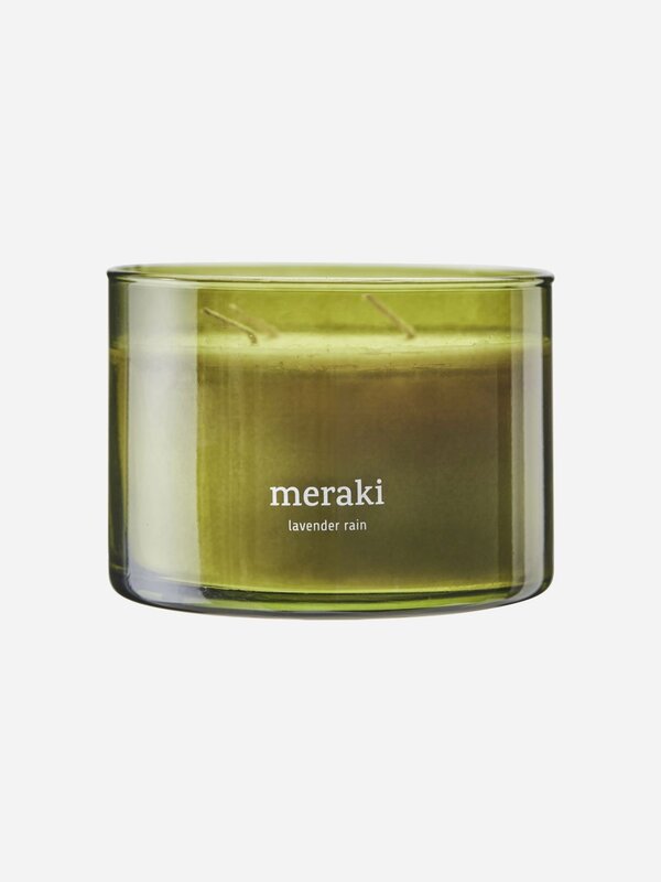 Meraki Scented Candle Lavender Rain 1. Need a moment for yourself? This candle calms! The combination of refreshing chamo...
