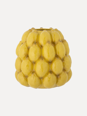 Vase Limone. When life gives you lemons! This vase is a downright mood booster. The stacked lemons and sunny yellow hue a...