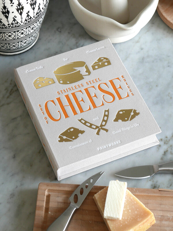 Printworks Gift box Cheese Tools - The Essentials 3. Edible literature? Almost. This book doesn't contain stories, but th...