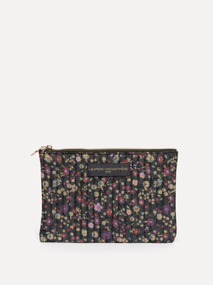 Toiletry bag Iza. For those who love flowers and a tidy bathroom: this toiletry bag in shades of gray and purple is just ...