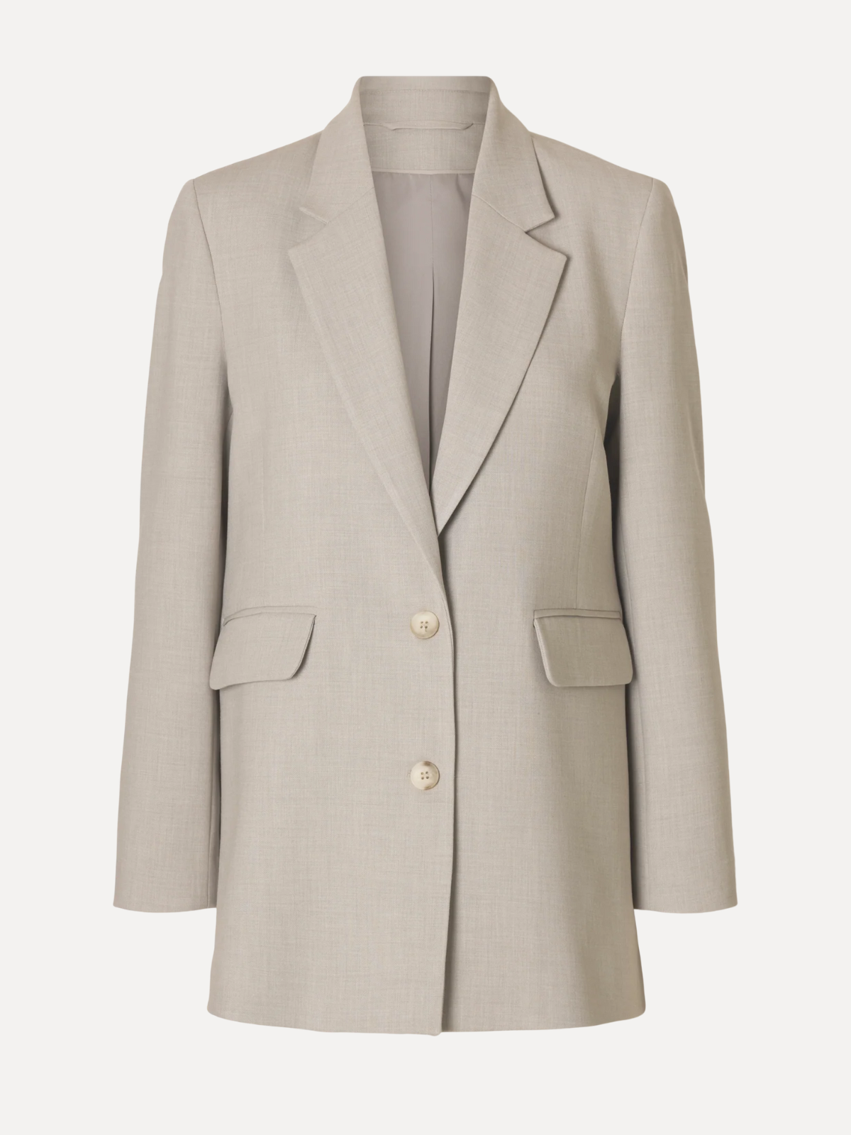 Selected Relaxed Blazer Rita 1. Invest wisely in your wardrobe with this timeless beige blazer. The luxurious quality and...