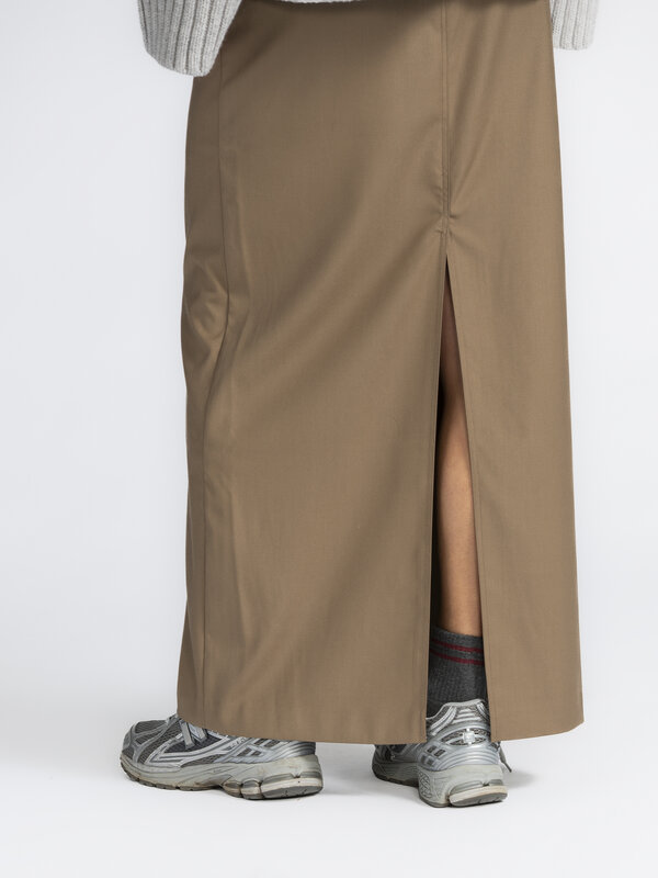 Sofie Schnoor Long maxi skirt 4. Featuring flowing straight lines and a long back slit, this maxi skirt is not only beaut...