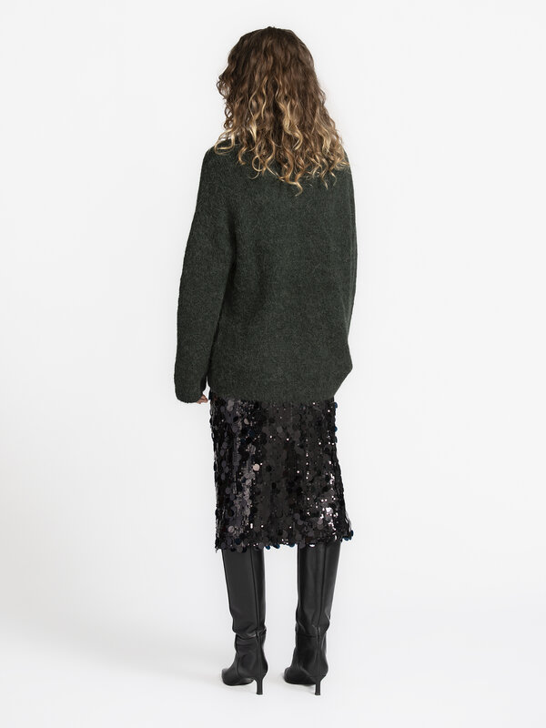 Le Marais Jupe à paillettes Nola 3. Code vestimentaire party chic? Cette jupe midi est le modèle idéal pour toutes les oc...