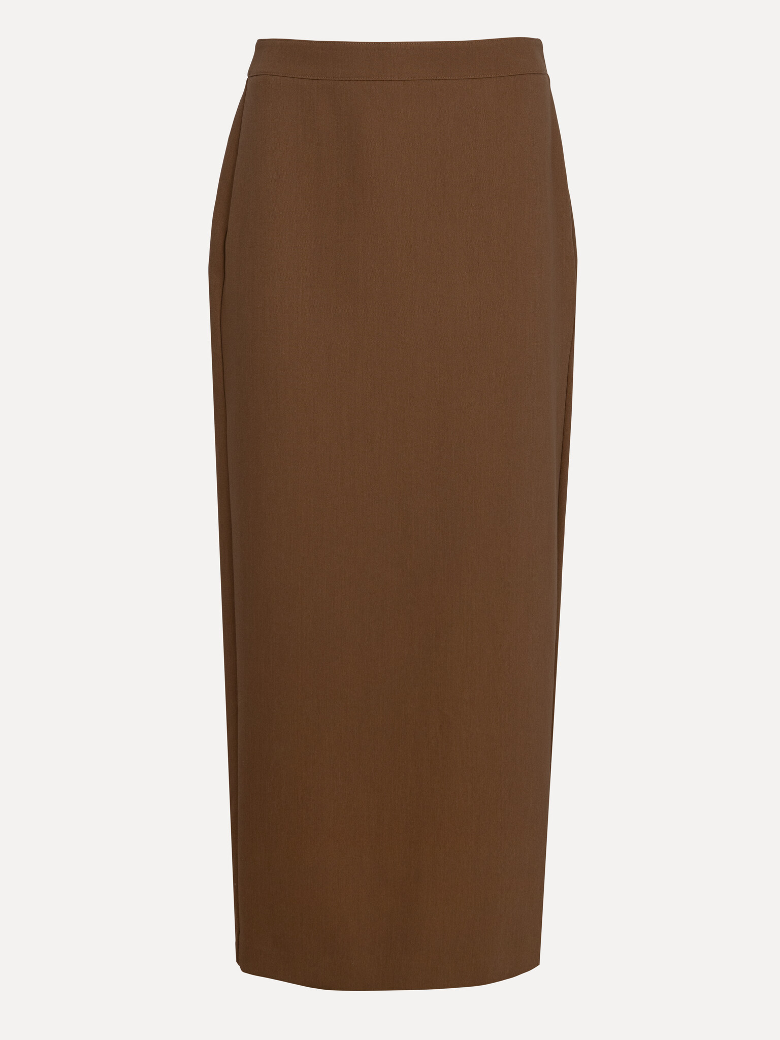 Les Soeurs Kokerrok Angelina 1. Deze kokerrok in tobacco brown is wat je kledingkast nodig heeft. De snit en hoge taille ...