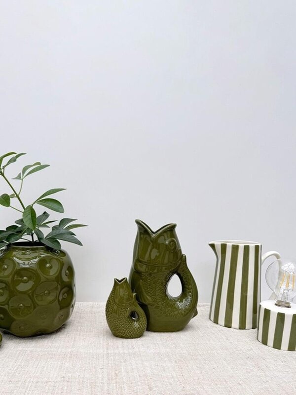 Opjet Ceramic Vase Fish 2. Interior lovers with a weakness for the unusual - this ceramic vase is a conversation starter....