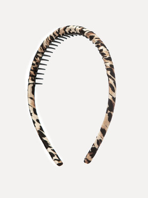 Headband. No time to blow dry? No problem! Slip this leopard hairband into your hair and voila - your look stays on point...