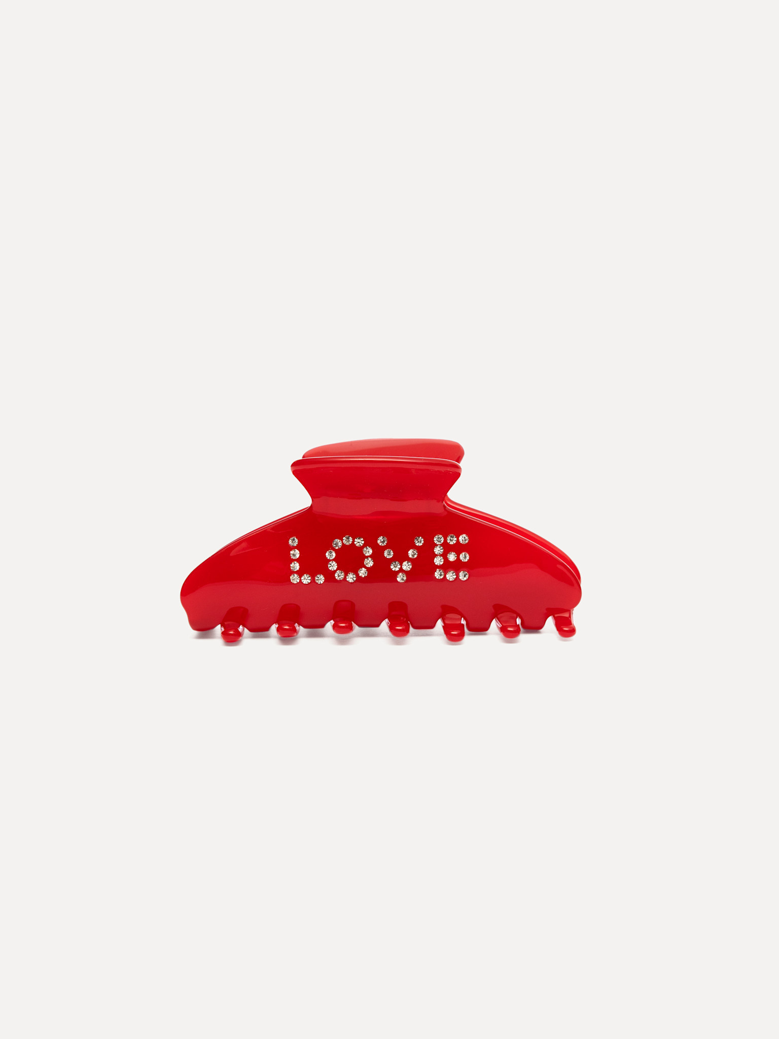Les Soeurs Resin haarspeld Love 1. Love is in the hair! Deze rode haarspeld met fonkelende letters is net zo leuk als pra...