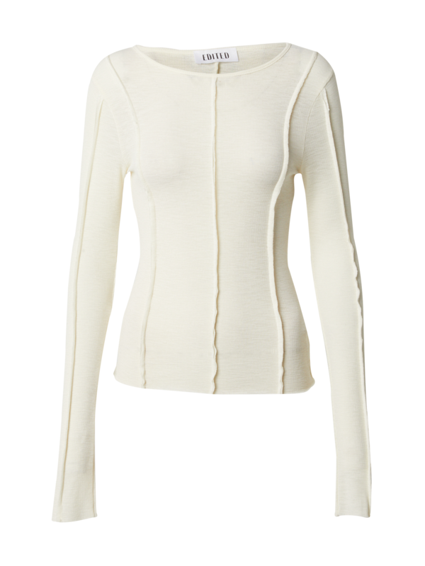 Edited Longsleeve top Halima 2. Cream dream! Looking for a top that subtly stands out? This one has it all: decorative ve...