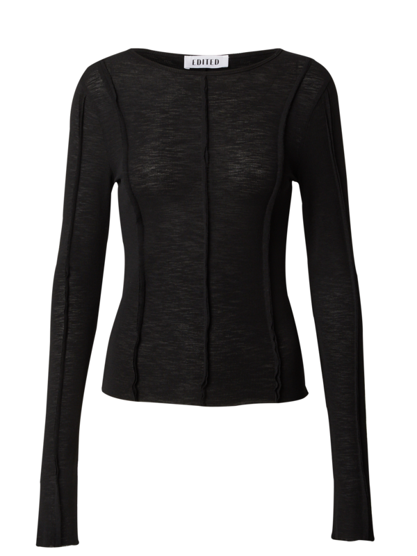Edited Longsleeve top Halima 2. All day, every day! Deze top maakt basics weer leuk. Door de bijzondere naadtechniek krij...