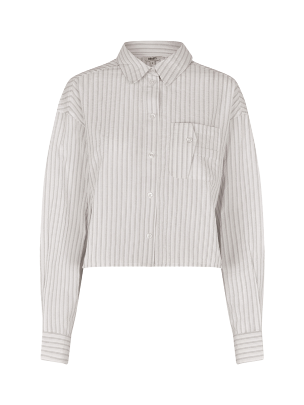 MBYM Gestreepte blouse Emmelia Deserae 2. Crop it like it's hot! Dit hemd combineert een stoer verkort silhouet met een i...
