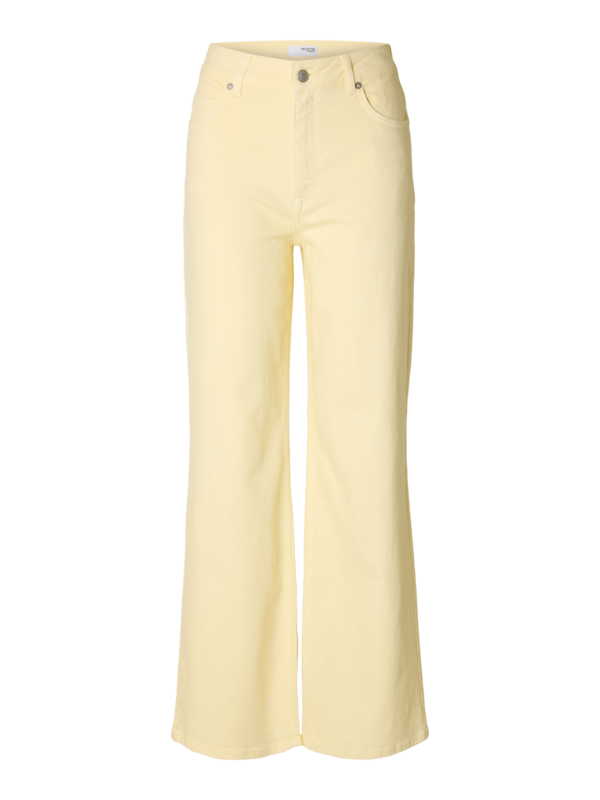 Selected Wide fit jeans Alice Cora 2. Sunny side up! Forget about your standard blue jeans - this buttery-sweet shade of ...