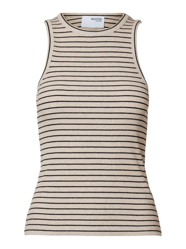 Selected Striped tank top Anna 2. Love at first stripe! Wear this tank top casually on baggy pants or a bit neater on dre...