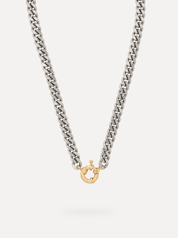 Les Soeurs Collier Rana Big Closure 1. Chain game strong! Cette chaîne massive a tout pour plaire: des maillons argentés ...