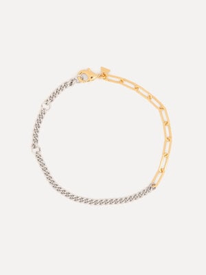 Armband Mara Mixed Chain. Een beetje goud, een beetje zilver, maar bovenal heel veel stijl! De Mara Mixed Chain Armband i...