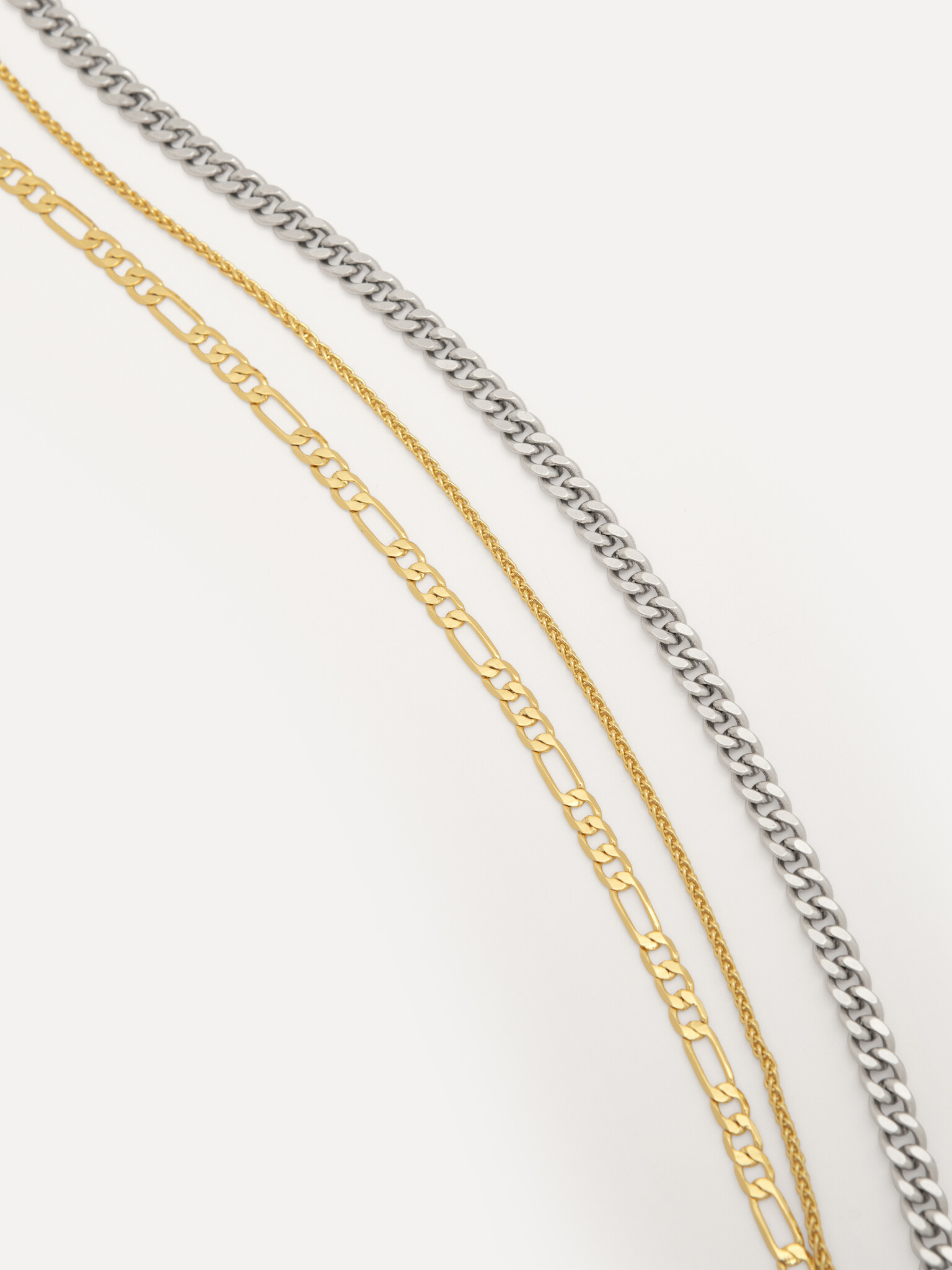 Les Soeurs Collier Rana Triple 3. Triple the fun! Vous hésitez souvent entre l'or et l'argent? Ce collier résout ce dilem...