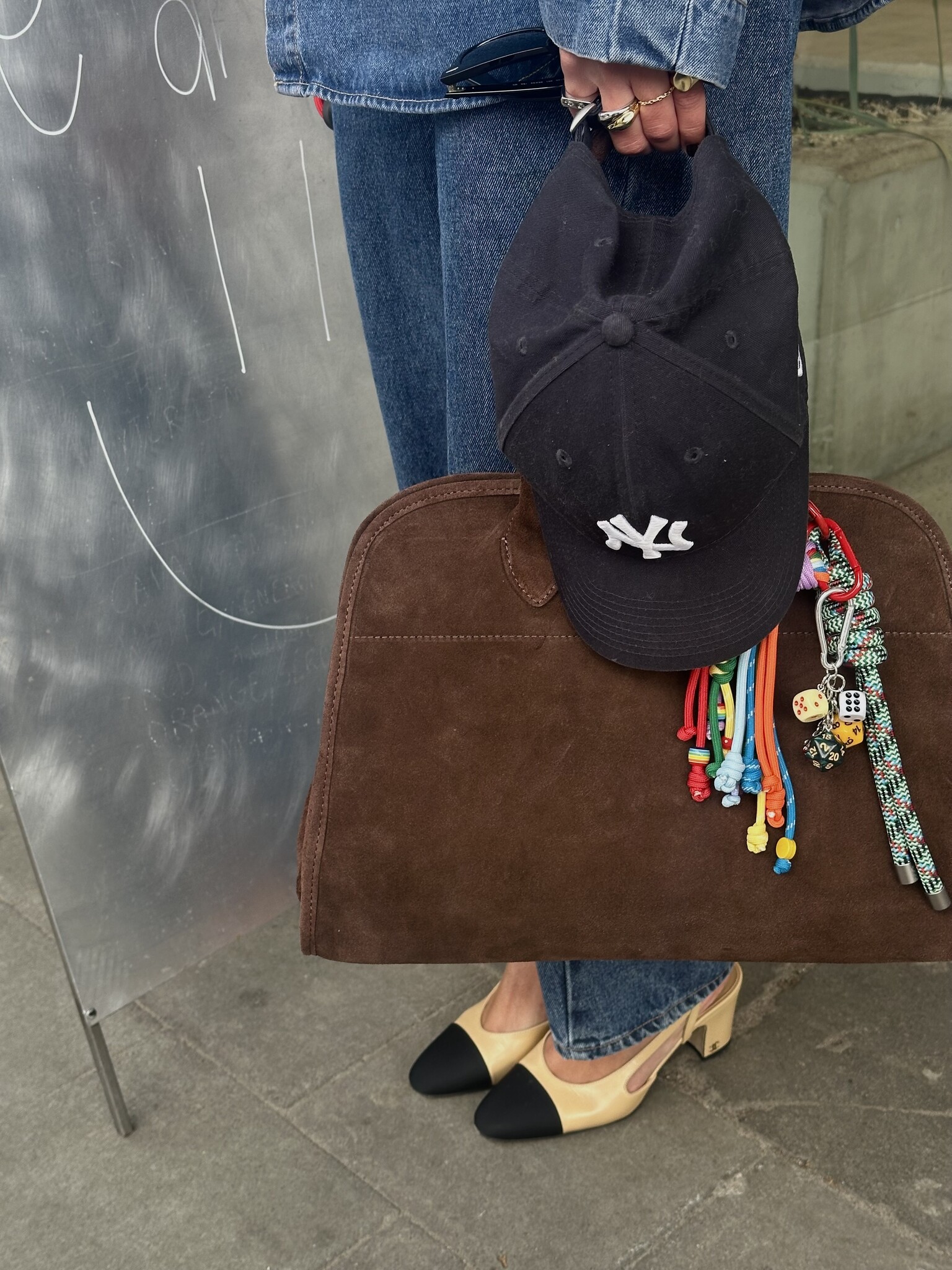 Les Soeurs Bag charm 2. Time to switch things up: personalize your favorite bag with this handmade bag charm. The fresh z...