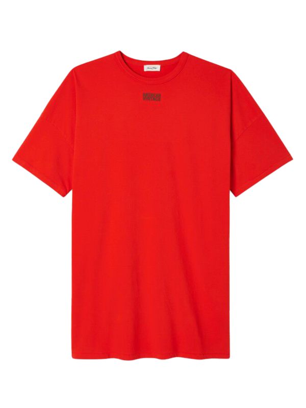 American Vintage T-shirt dress Fazy 2. Boldly casual! This T-shirt dress shows that simplicity can be a statement. The mi...