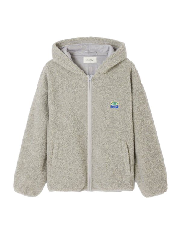 American Vintage Zip-up hoodie Hoktown 2. Teddy time! This hoodie in a soft shade of gray is your go-to on dark, chilly d...
