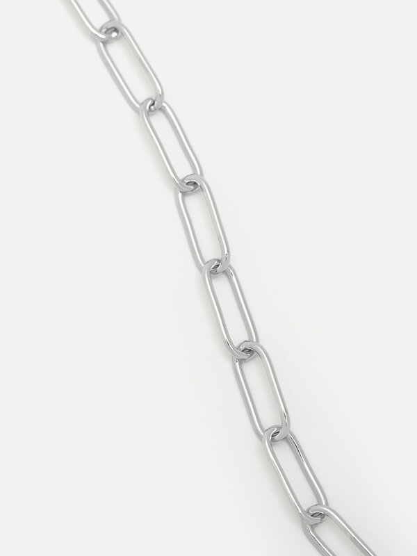 Les Soeurs Armband Mara Big Chain 2. Missing link found! Een opvallende armband met grote rechthoekige schakels die licht...