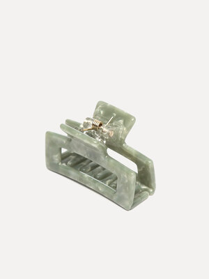 Hair clip rectangle. Good hair days start here! Thanks to this jade green hairpin, there will be no escaping strands, pin...