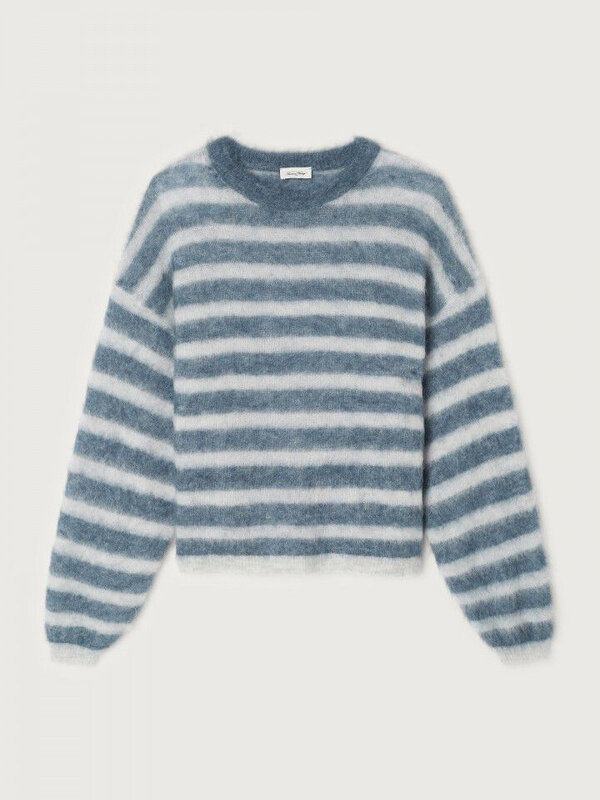 American Vintage Gestreepte sweater Nenybay 2. Fan van superzachte knits? Deze sweater is de ultieme toevoeging aan je ga...
