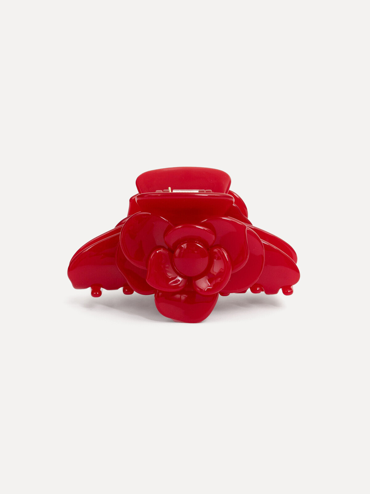 Les Soeurs Resin hair clip Flower 2. Blooming beauty! This hair clip transforms your hairstyle into a statement. The red ...