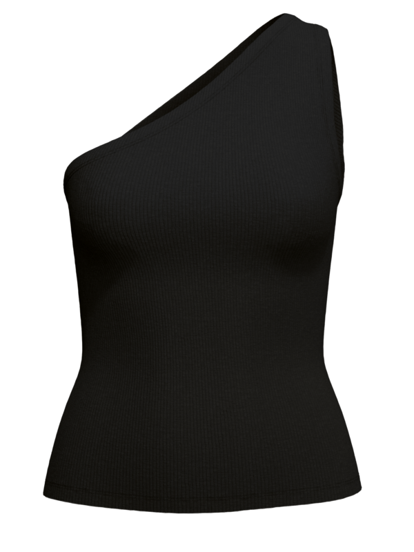 Selected Top asymétrique Anna 2. Almost shoulder season! Ce haut léger joue avec l'asymétrie pour créer un look moderne e...