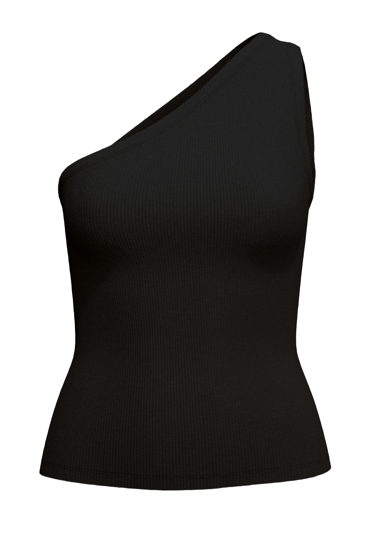 Selected Top asymétrique Anna 2. Almost shoulder season! Ce haut léger joue avec l'asymétrie pour créer un look moderne e...