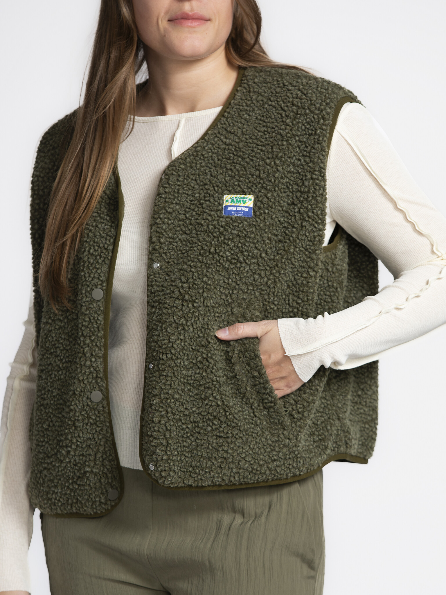 American Vintage Mouwloze vest Hoktown 4. Dit mouwloze Hoktown-jasje is een echte must-have. Het is veelzijdig en opvalle...