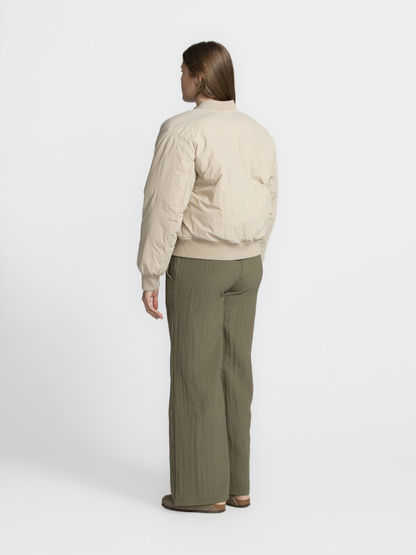 Selected Padded bomber jacket Emma 4. Sporty spice! This bomber jacket wins on all counts. The lightweight nylonshell tur...
