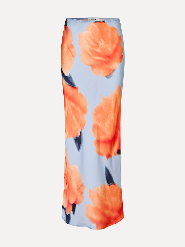MBYM Satijnen maxirok met print Aninda 2. Floral dream! Deze maxi-rok met opvallende bloemenprint combineert statement me...