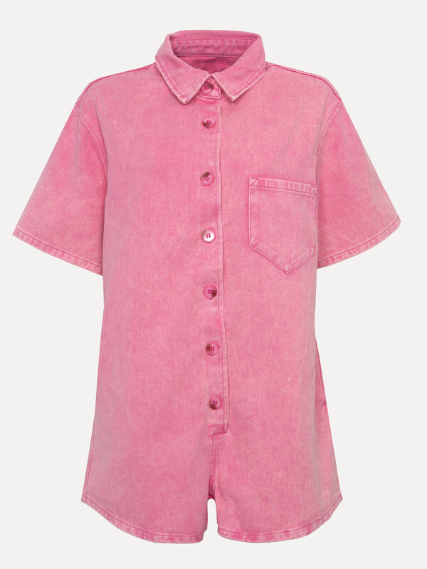 Le Marais Denim playsuit Jae 2. Back by popular demand! The pink Jae playsuit is back and all set to capture hearts once ...